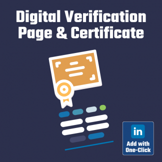 Certificate Design & Verification Page